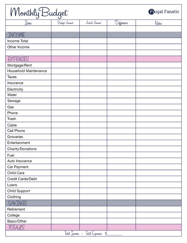 Budget To Save Money Template - KibrisPDR