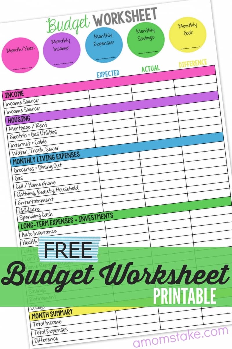 Detail Budget To Save Money Template Nomer 45