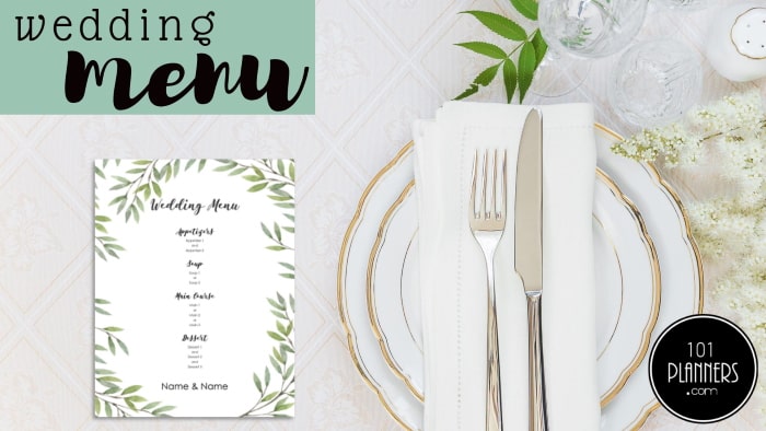 Detail Buffet Menu Template Free Nomer 24
