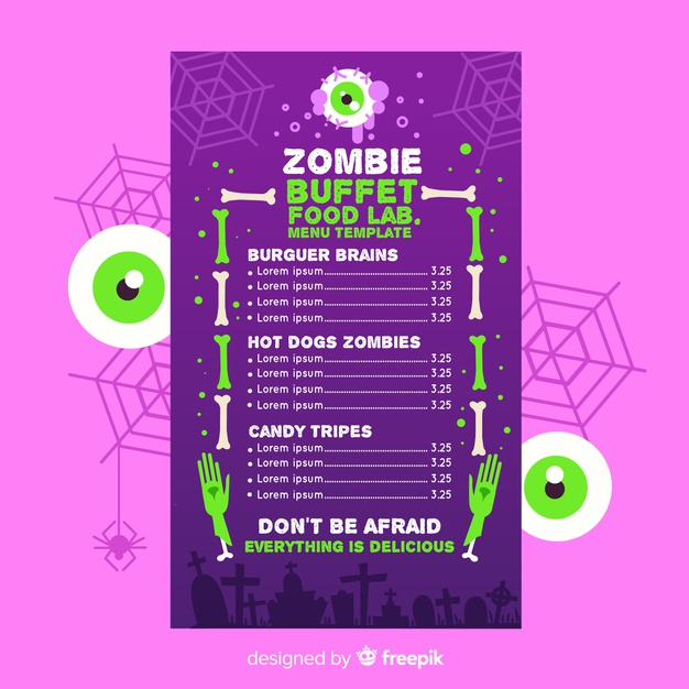 Detail Buffet Menu Template Free Nomer 26