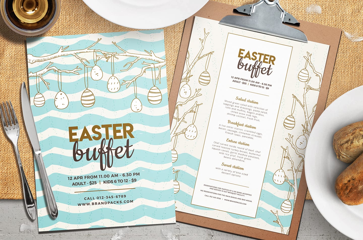 Detail Buffet Menu Template Free Nomer 28