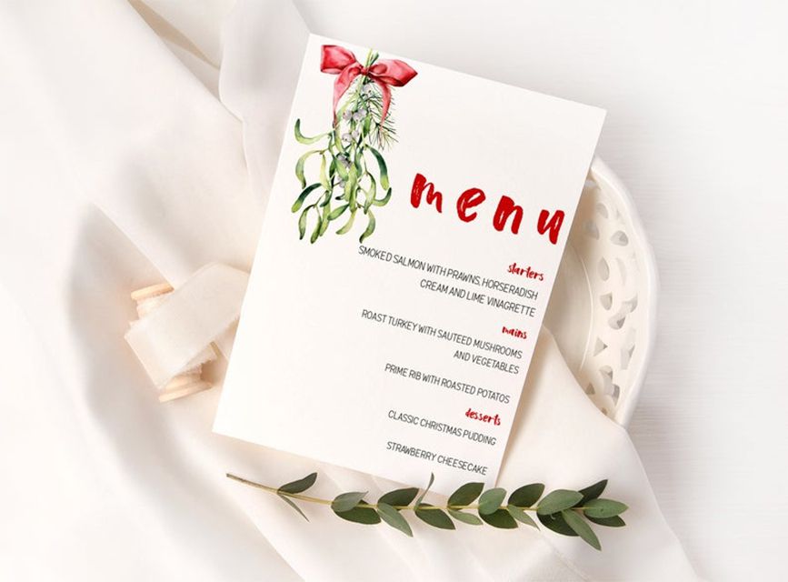 Detail Buffet Menu Template Free Nomer 31