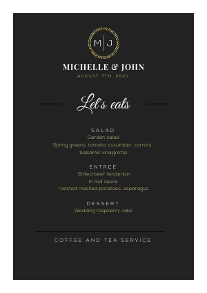 Detail Buffet Menu Template Free Nomer 5