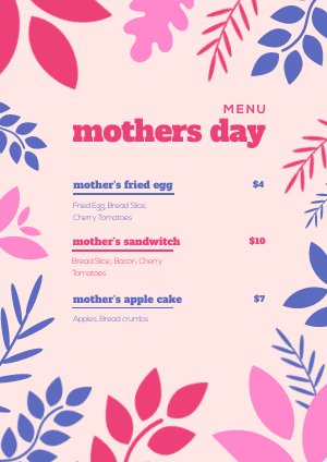 Detail Buffet Menu Template Free Nomer 50