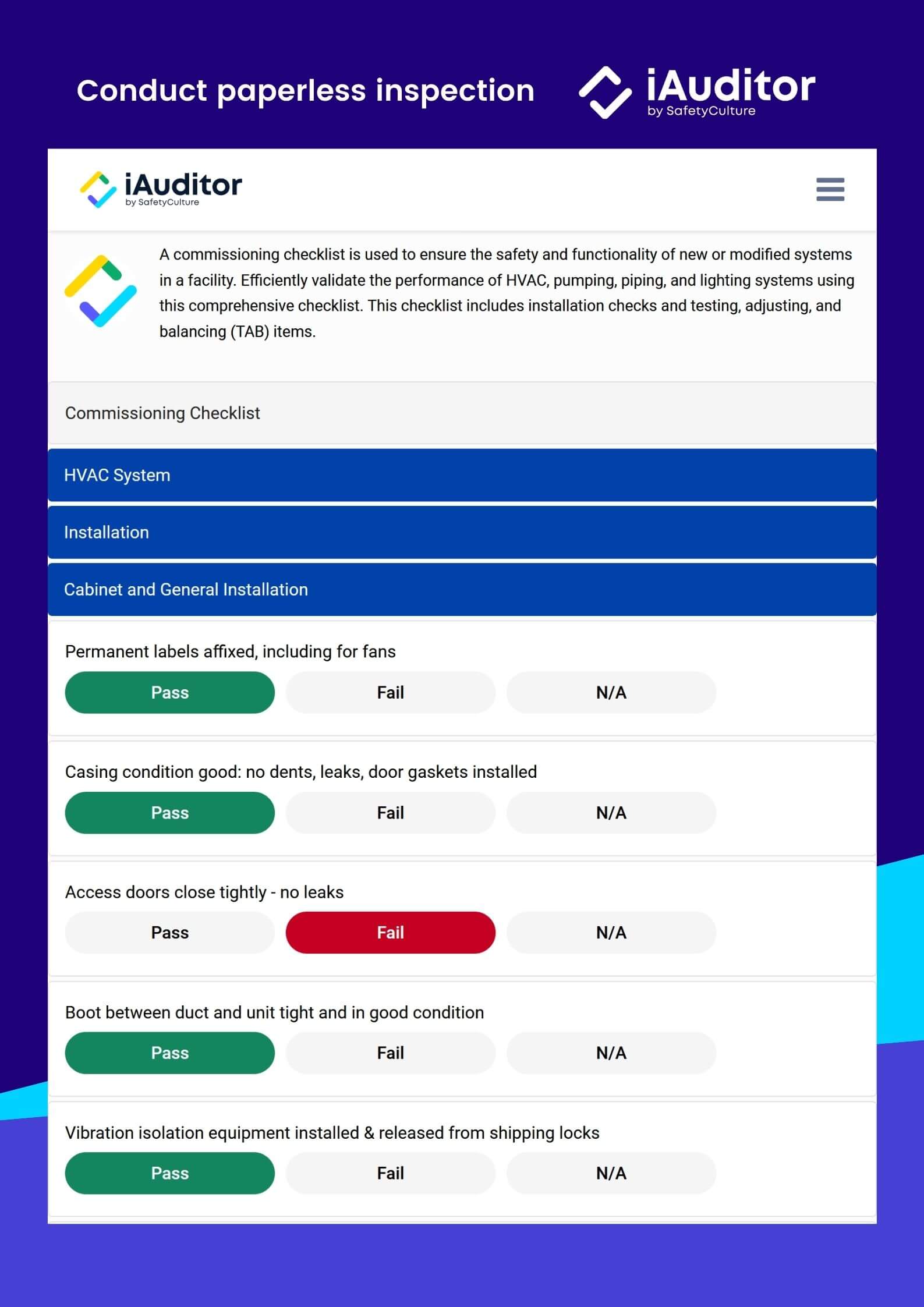 Detail Building Commissioning Checklist Template Nomer 3