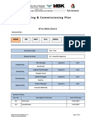 Detail Building Commissioning Checklist Template Nomer 35