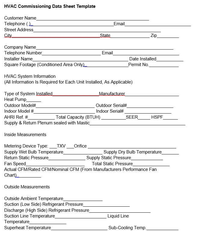 Detail Building Commissioning Checklist Template Nomer 7