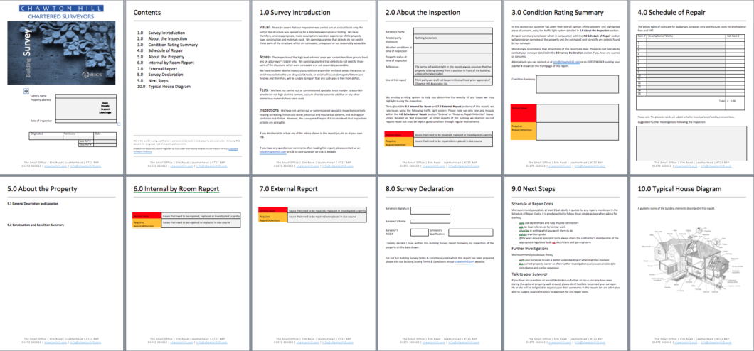 Detail Building Condition Survey Template Nomer 17