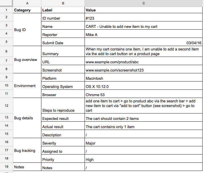 Detail Building Defect Report Template Nomer 11