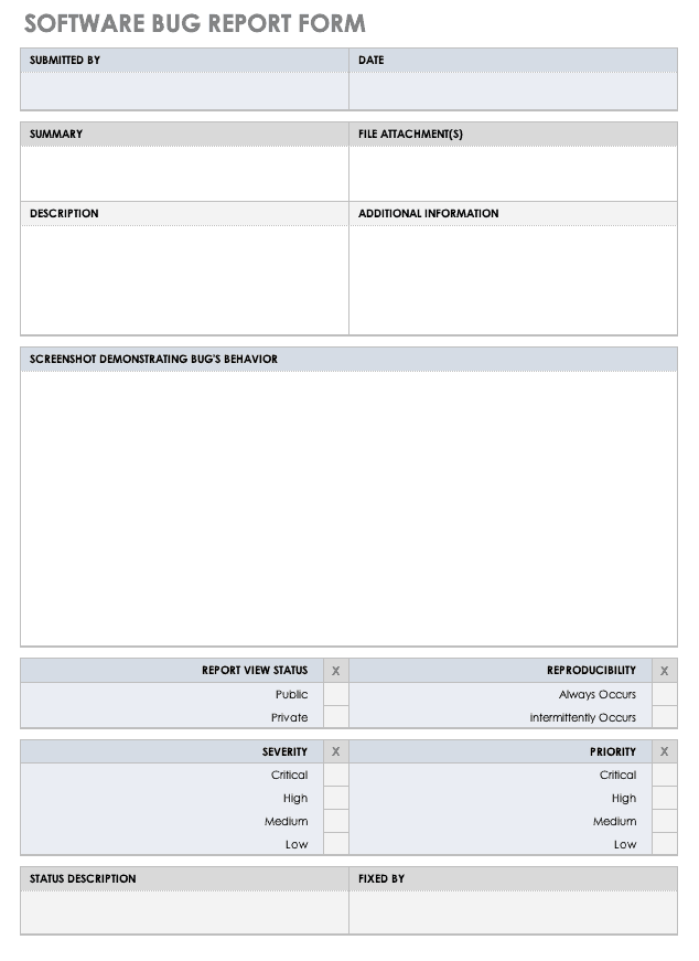 Detail Building Defect Report Template Nomer 17