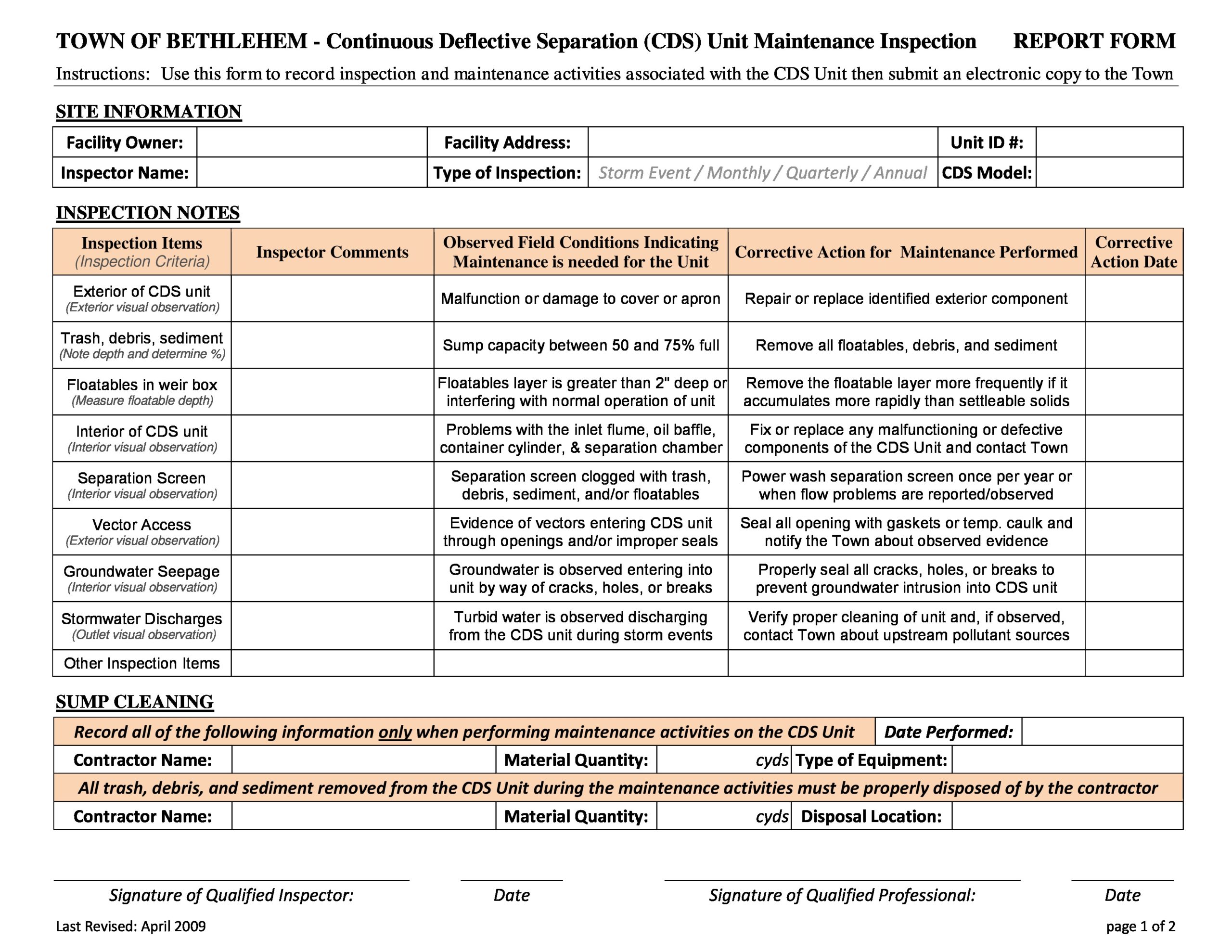 Detail Building Defect Report Template Nomer 43