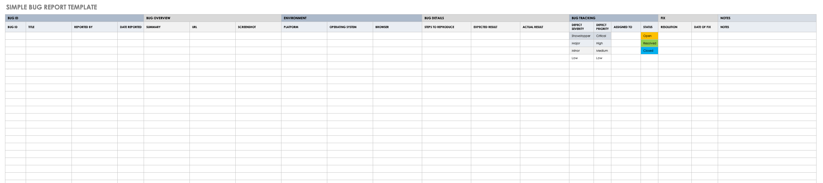 Detail Building Defect Report Template Nomer 50