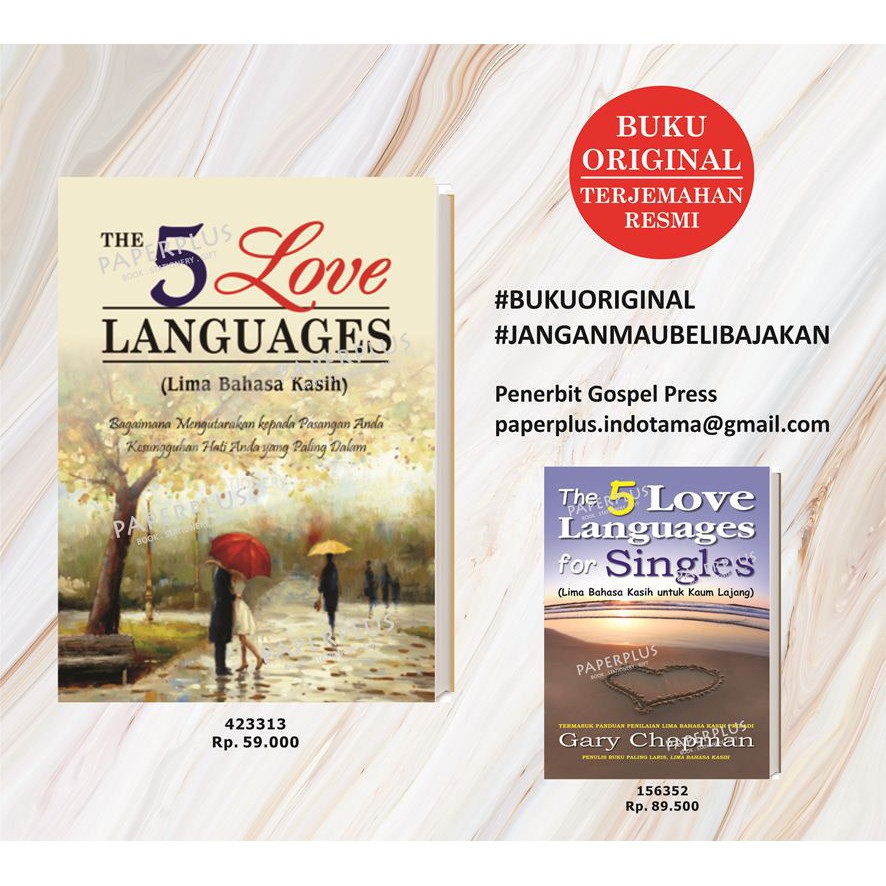 Detail Buku 5 Bahasa Kasih Nomer 5