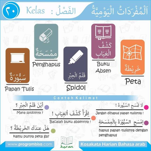 Buku Absen Bahasa Arabnya - KibrisPDR