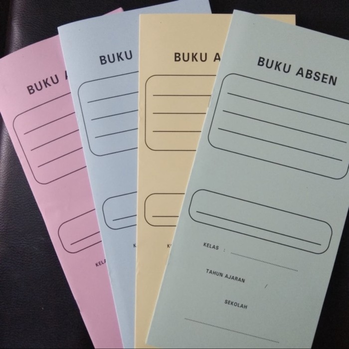 Detail Buku Absen Sekolah Nomer 6