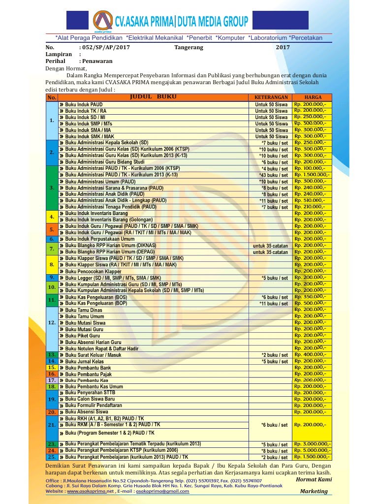 Detail Buku Administrasi Bkb Nomer 11