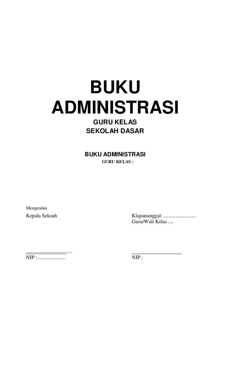 Detail Buku Administrasi Guru Nomer 7