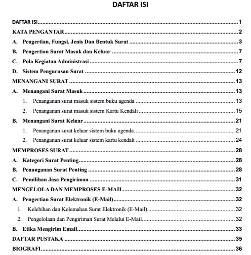 Detail Buku Administrasi Perkantoran Nomer 40