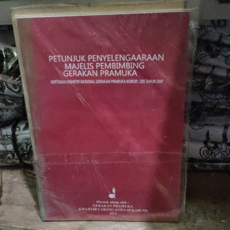 Detail Buku Administrasi Regu Nomer 22