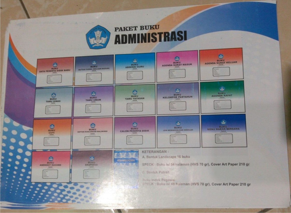 Detail Buku Administrasi Tk Nomer 29