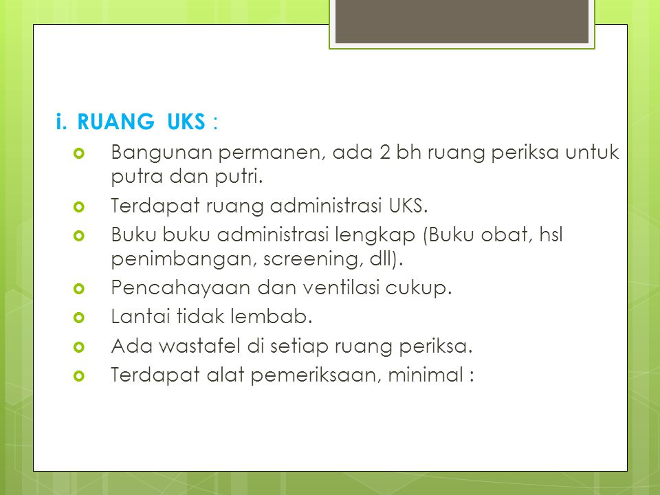 Detail Buku Administrasi Uks Sd Nomer 45