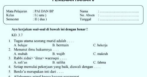 Detail Buku Agama Islam Kelas 1 Sd Kurikulum 2013 Nomer 28