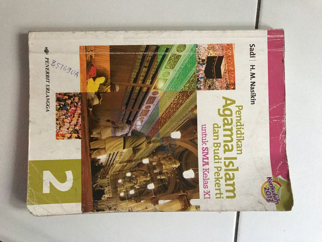 Detail Buku Agama Islam Kelas 11 Penerbit Erlangga Nomer 50