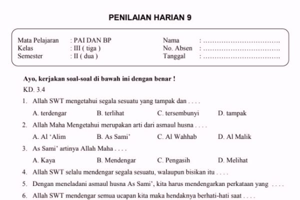 Detail Buku Agama Islam Kelas 3 Sd Kurikulum 2013 Nomer 22