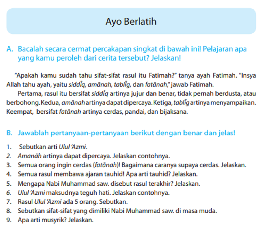 Detail Buku Agama Islam Kelas 5 Nomer 48