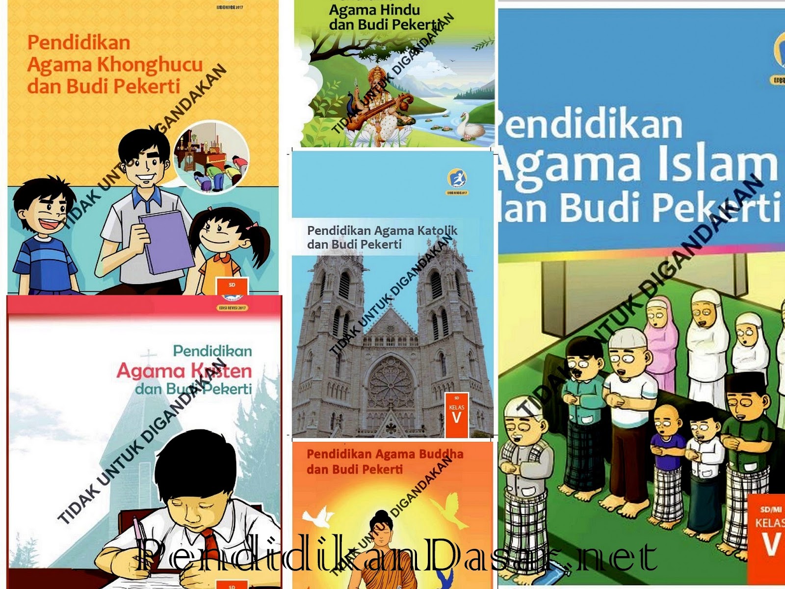 Detail Buku Agama Islam Kelas 5 Kurikulum 2013 Revisi 2017 Nomer 57