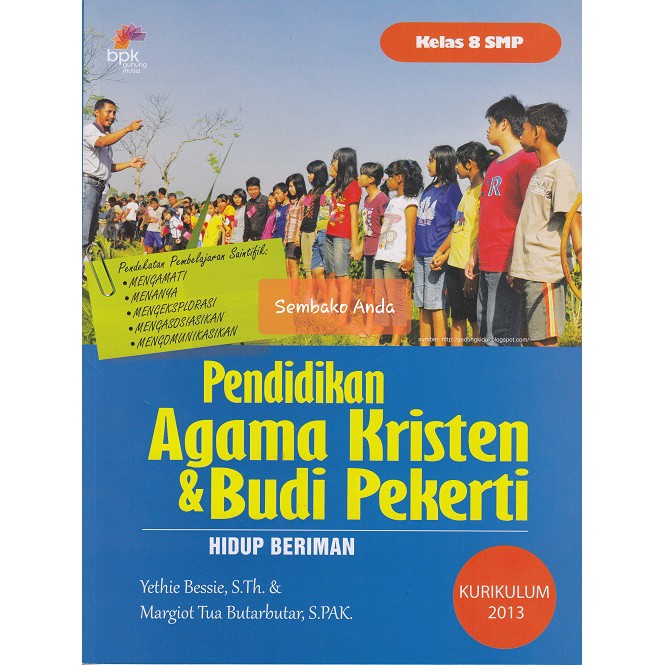 Detail Buku Agama Kristen Kelas 7 Kurikulum 2013 Nomer 44