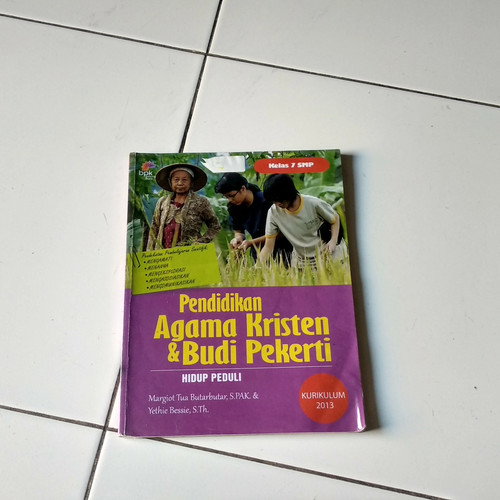 Detail Buku Agama Kristen Kelas 7 Kurikulum 2013 Nomer 9