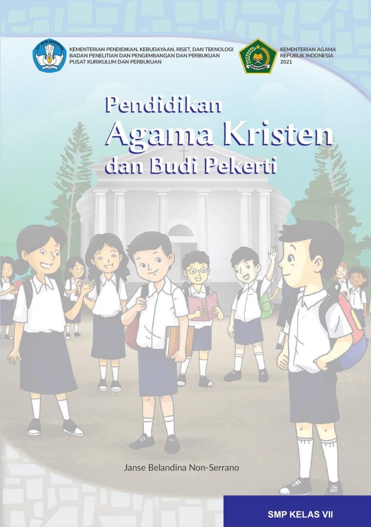 Detail Buku Agama Kristen Kelas 7 Kurikulum 2013 Revisi 2017 Nomer 39