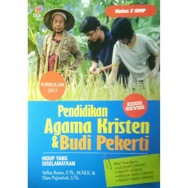 Detail Buku Agama Kristen Kelas 7 Kurikulum 2013 Revisi 2017 Nomer 8