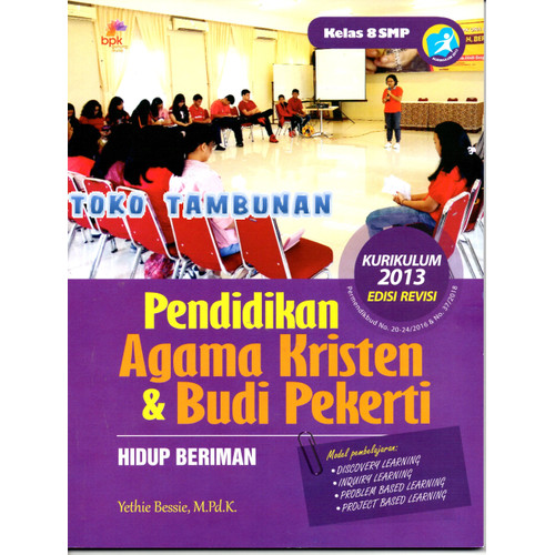 Detail Buku Agama Kristen Kelas 8 Kurikulum 2013 Nomer 11