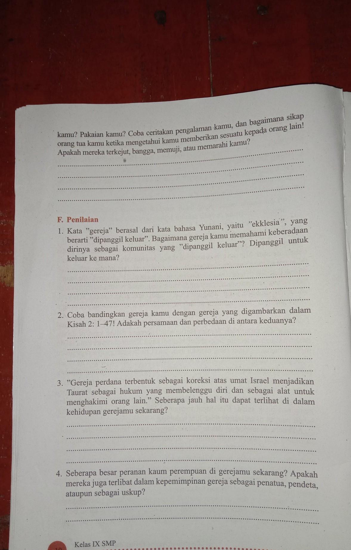 Detail Buku Agama Kristen Kelas 9 Kurikulum 2013 Nomer 24