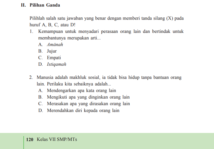 Detail Buku Agama Smp Kelas 7 Kurikulum 2013 Nomer 35