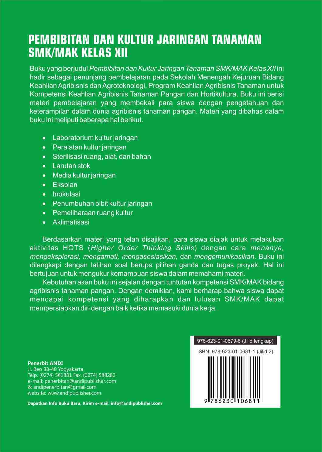 Detail Buku Agribisnis Tanaman Pangan Kelas Xii Nomer 45