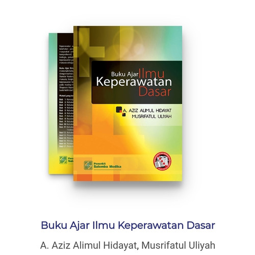 Detail Buku Ajar Ilmu Keperawatan Dasar Nomer 16