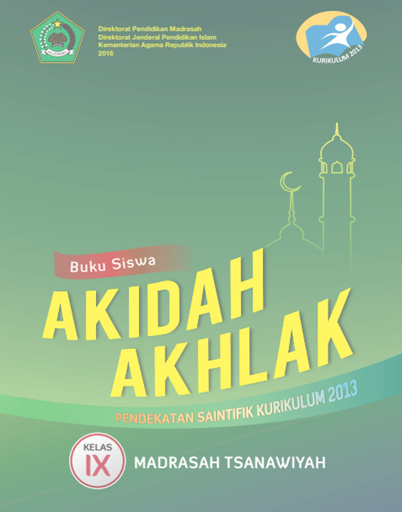 Detail Buku Akidah Akhlak Kelas 9 Nomer 4