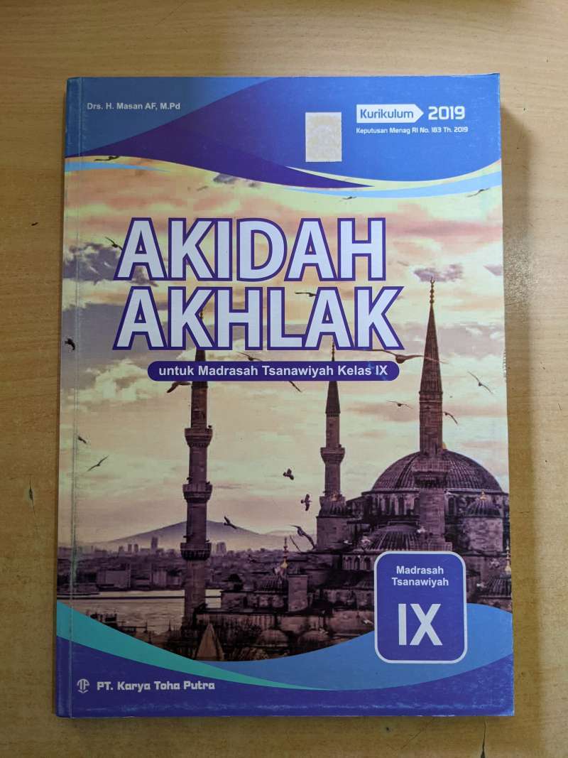 Detail Buku Akidah Akhlak Kelas 9 Nomer 45