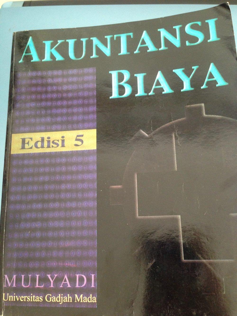 Detail Buku Akuntansi Biaya Mulyadi Nomer 30