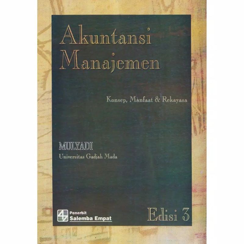 Buku Akuntansi Manajemen Mulyadi Terbaru - KibrisPDR