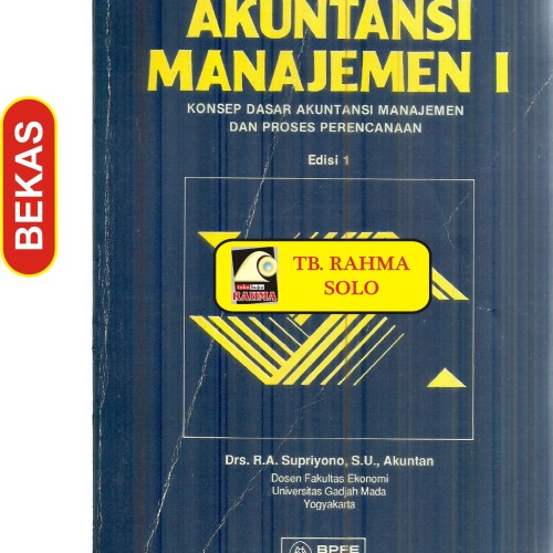 Detail Buku Akuntansi Manajemen Mulyadi Terbaru Nomer 43