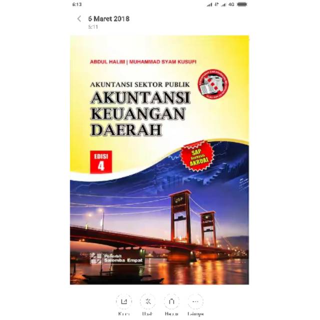 Detail Buku Akuntansi Sektor Publik Abdul Halim Nomer 3