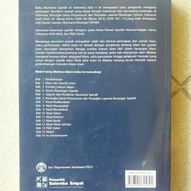 Detail Buku Akuntansi Syariah Salemba Empat Nomer 23