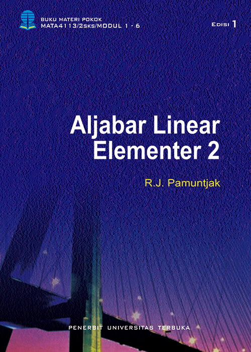 Detail Buku Aljabar Linear Nomer 13