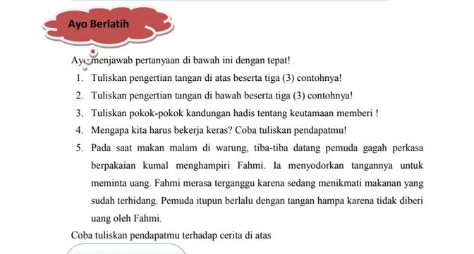 Detail Buku Alquran Hadis Kelas 10 Nomer 50