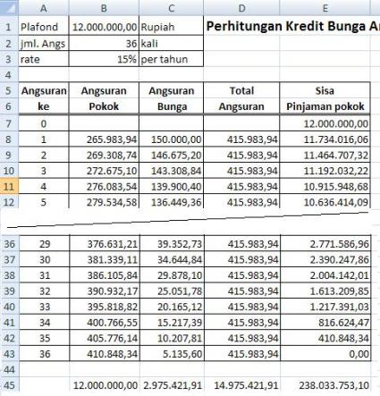 Detail Buku Angsuran Kredit Nomer 30