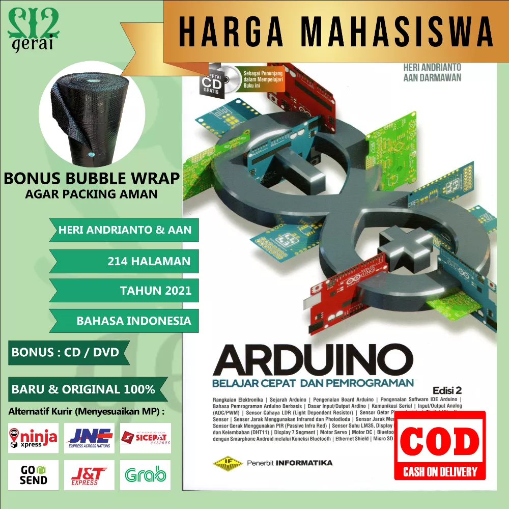 Detail Buku Arduino Belajar Cepat Dan Pemrograman Nomer 24